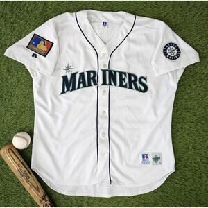 Ken Griffey Jr. 1994 Seattle Mariners Vintage Authentic MLB Baseball Jersey 52